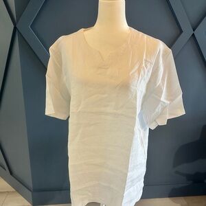 Linen-Classic White Men's Shirt